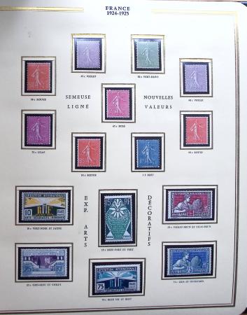 1900-1940, Collection de France un 1 classeur Présidence,