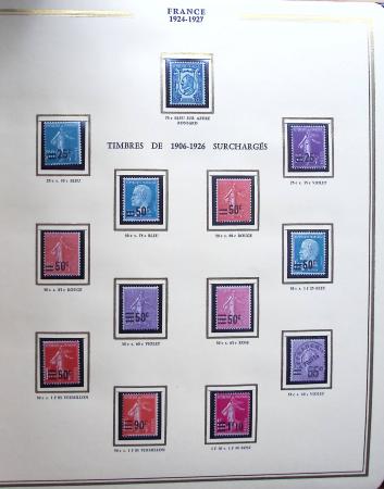 1900-1940, Collection de France un 1 classeur Présidence,