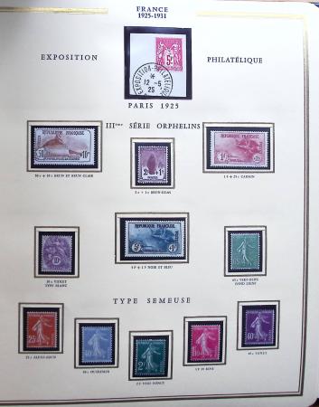 1900-1940, Collection de France un 1 classeur Présidence,