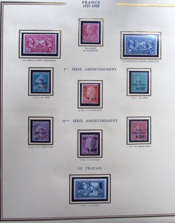 1900-1940, Collection de France un 1 classeur Présidence,