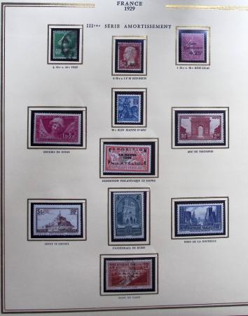 1900-1940, Collection de France un 1 classeur Présidence,