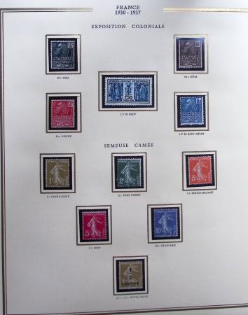 1900-1940, Collection de France un 1 classeur Présidence,