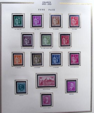 1900-1940, Collection de France un 1 classeur Présidence,
