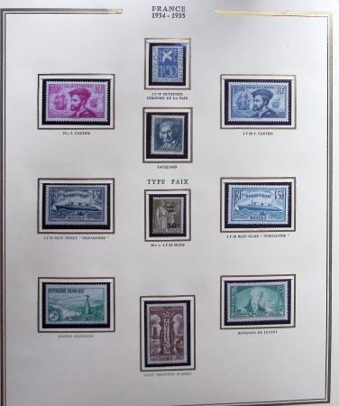 1900-1940, Collection de France un 1 classeur Présidence,