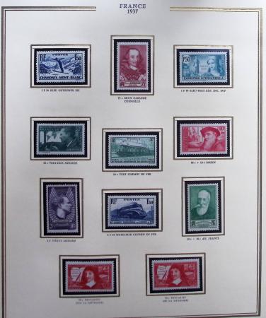 1900-1940, Collection de France un 1 classeur Présidence,