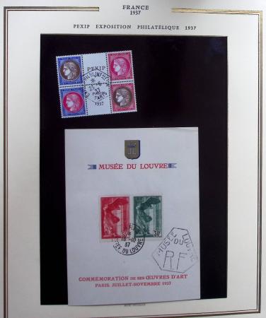 1900-1940, Collection de France un 1 classeur Présidence,