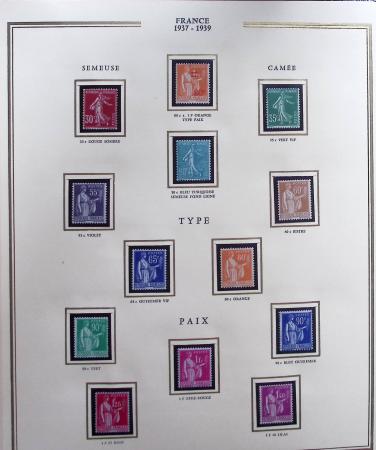 1900-1940, Collection de France un 1 classeur Présidence,