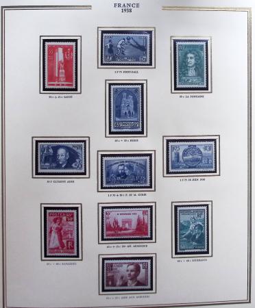 1900-1940, Collection de France un 1 classeur Présidence,