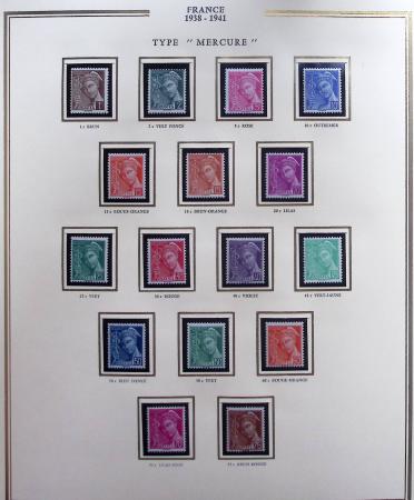 1900-1940, Collection de France un 1 classeur Présidence,