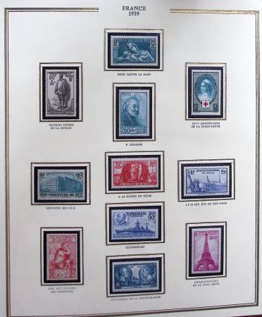 1900-1940, Collection de France un 1 classeur Présidence,