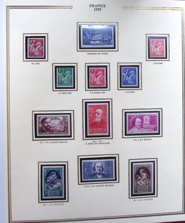 1900-1940, Collection de France un 1 classeur Présidence,