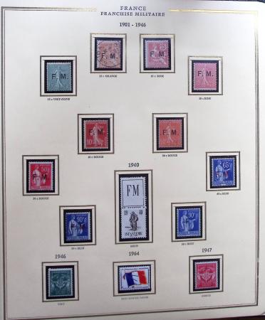 1900-1940, Collection de France un 1 classeur Présidence,