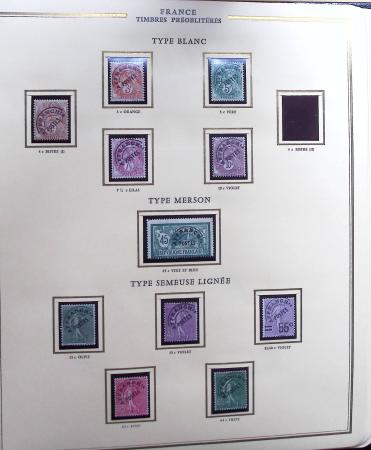 1900-1940, Collection de France un 1 classeur Présidence,