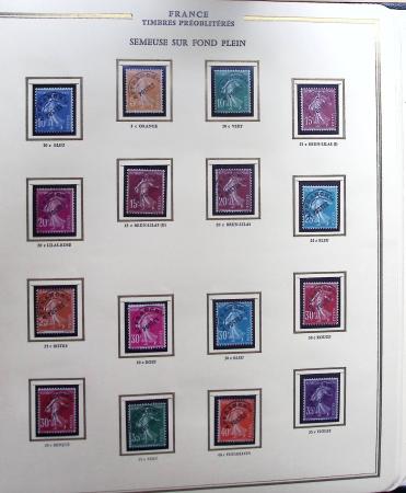 1900-1940, Collection de France un 1 classeur Présidence,