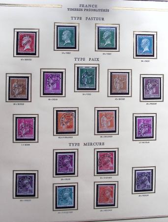 1900-1940, Collection de France un 1 classeur Présidence,