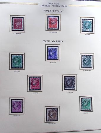 1900-1940, Collection de France un 1 classeur Présidence,