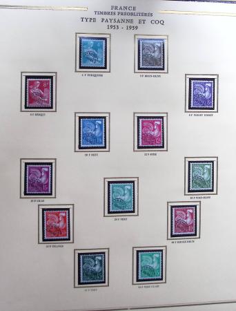 1900-1940, Collection de France un 1 classeur Présidence,