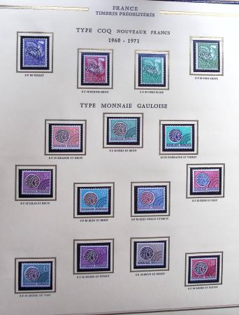 1900-1940, Collection de France un 1 classeur Présidence,
