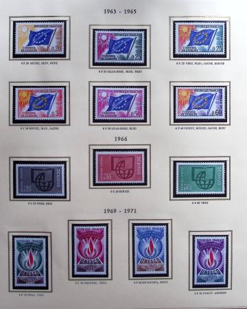1900-1940, Collection de France un 1 classeur Présidence,