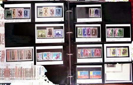 1912-80, Useful mint and used stock in four stockbooks,