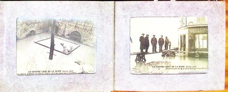 1900-10env. Deux petits albums de CARTES POSTALES avec