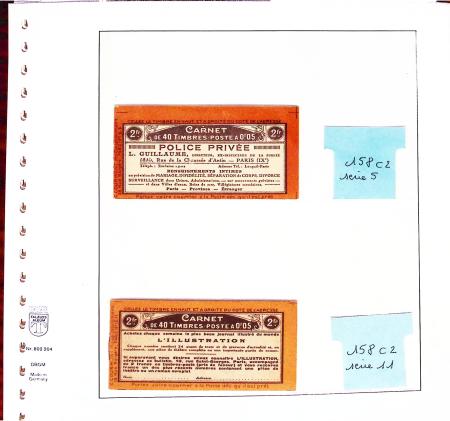 1921-2012, CARNETS : Lots de carnets dont 158-C 2,