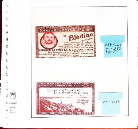 1921-2012, CARNETS : Lots de carnets dont 158-C 2,