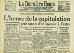 7 journaux de Bruxelles dont l'avenir (30 aout 1944 - dernier numéro sous domination allemande), La Dernière Heure