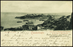 N°103, non obl., sur carte postale de Constantinople pour Bangkok avec CAD d'Alexandrie (arrivée 1.1.1899). TB