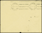 Lettre en franchise avec CAD "Poste aux armées n°2154" (1940 - Thonon les Bains) + cachet violet