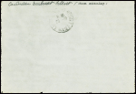 Lettre en franchise avec ancien CAD de 1918 réutilisé en 1939 "Trésor et postes * * " (17.10.1939). TB