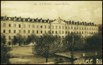 Carte postale en franchise avec cachet violet "Cantine militaire gare de Chateaucreux Saint Etienne" (1940). TB