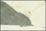 Indochine n°155, bande de 3 + n°160 obl "Hué Annam" (1939) sur lettre avec grand cachet rect rouge