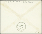 France Libre n°66 obl hex "Ravitailleur Jules Verne" (1.8.44) sur lettre recommandée pour Alger naval. TB