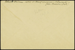 N°517 obl Macon-Gare (23.8.42) sur lettre pour Madagascar avec griffe noire encadrée "retour à l'envoyeur relations suspendues" (débarquement anglais)