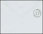 Lettre en franchise adressée à un PG français au Frontstalag 124 d'Auxerre avec cachet carré rouge "Dientstelle 2 feldpost-NR 24402 gepruft". TB