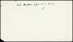 USA n°452 obl New-York (1942) sur env contenant une lettre autographe d'André Breton annonçant la création de sa nouvelle revue "W"