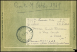 Carte lettre en franchise d'un prisonnier français libéré par les soviétiques adressée à Cuers (Var) avec censure russe "47 M CCCP" (4 mai 1945)
