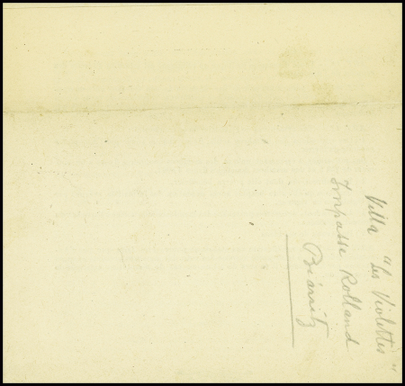 N°548 obl Périgueux Dordogne (18.12.44) sur circulaire à en-tête "Association des anciens internés par la Gestapo et ses complices". TB