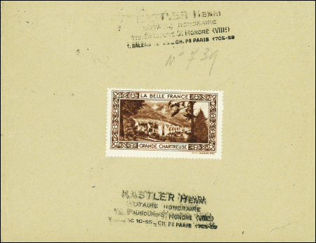 N°739 obl Paris R. du Colisée (31.5.45)) sur lettre pour la Pologne avec griffe "Inadmis". TB