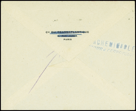 N°660 obl Paris R. Gluck (dec 1944) sur lettre pour La Trinité sur Mer (Morbihan) avec griffe bleue "inacheminable retour à l'envoyeur"