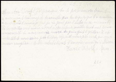 N°547 obl mec "Poitiers RP Vienne" (31.5.45) sur entier carte ppostale 1F20 Iris violet avec griffe bleue "Censure du centre de la Chauvinerie, Poitiers"