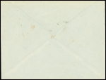 Lettre en franchise de Rochefort avec cachet rouge à croix de Lorraine "Transmissions Bir Hacheim". TB