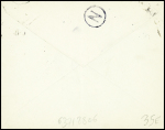 N°517, non obl, sur lettre avec CAD "Paris 96 R. Gluck" (2.11.44) + griffe "Inadmis" (2ème jour de démonétisation). TB