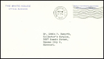 Env à en-tête "The white house official business" avec obl mec "Washington DC" (12 mai 1945) avec correspondance : remerciements du président Roosevelt