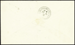 Algérie n°9 + 22 + 34 + 35 obl CAD "Journée aéropostale Alger" (19.11.26) sur lettre pour Marseille avec marque encadrée violette de l'aéro-club de provence