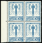 N°1 à 15, série Francisque, en bloc de 4 BDF, neuf