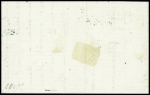N°29 obl étoile muette bleue + Alsace n°6 obl CAD rect "Feldpost relais n°90" (23.2.71 - La Cachette Nouzon Ardennes) sur lettre pour Paris. TB