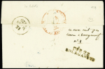 MP "Deb 22 Bourganeuf" (1829), ind 23. Rare et TB, certificat Robineau