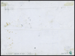 N°16 + 17 en paire obl roulette de pointillés obl CAD "15 Paris 3e 60" (1855) sur lettre pour Londres avec CAD d'arrivée rouge au verso. TB